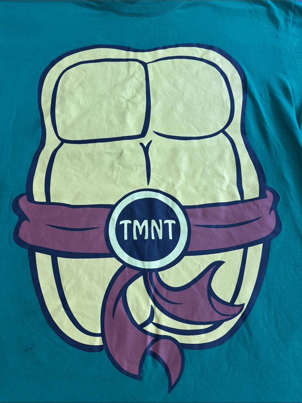 Teenage Mutant Ninja Turtles TMNT Turtle Shell Graphic Tee Green Men’s XL - Picture 3 of 7